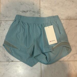 Lululemon Hotty Hot LR Shorts 4” Ice Blue Size 8 Tall